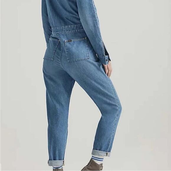 NEW Lee x Free People modern vintage Union alls denim jumpsuit - Picture 4 of 14